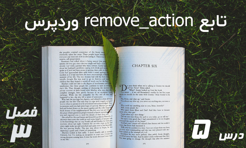تابع remove_action وردپرس - کراسنو